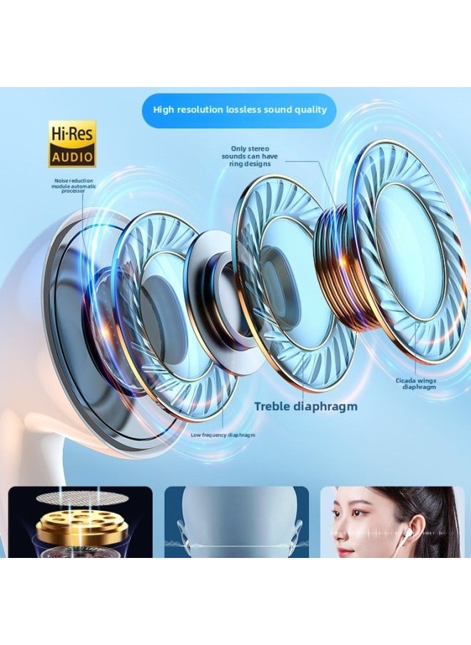 S Original 70pro For Huawei Enjoy TypecG Headset Wired Genuine Goods XH70 Dedicated AN70 Mobile Phone Applicable Series-Color:Standard Version [black] Type-c Interface - Hi-fi Sound Quality - Line Control With Microphone [second Generation Wired Tc]  - Image 4