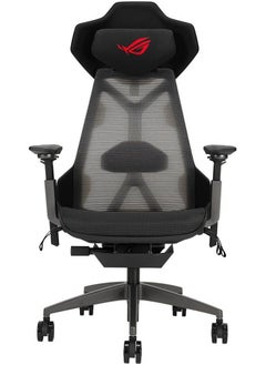 ASUS SL400 Rog Destrier Ergo Gaming Chair, 150 KG Maximum Load, 3D With 360 Fully Rotate Armrest, 90 - 135 Tilt Range, Class 4 Gas Lift, 75mm PU Casters, Adjustable Angle, Black | 90GC0120-MSG010  - Image 1