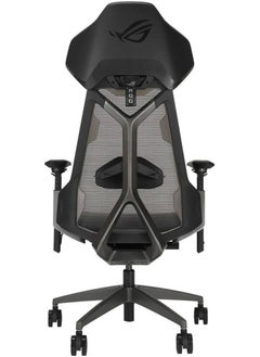 ASUS SL400 Rog Destrier Ergo Gaming Chair, 150 KG Maximum Load, 3D With 360 Fully Rotate Armrest, 90 - 135 Tilt Range, Class 4 Gas Lift, 75mm PU Casters, Adjustable Angle, Black | 90GC0120-MSG010  - Image 4