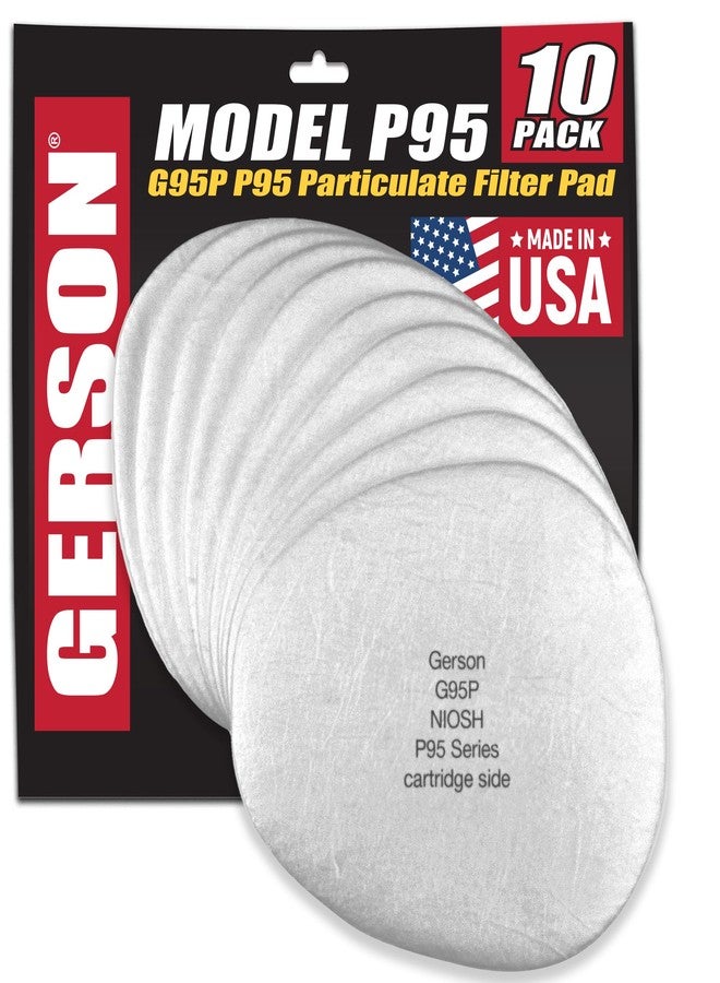 Gerson NIOSH G95P P95 Filter Pads for Gerson Cartridges 5 Pair/Box - Image 1