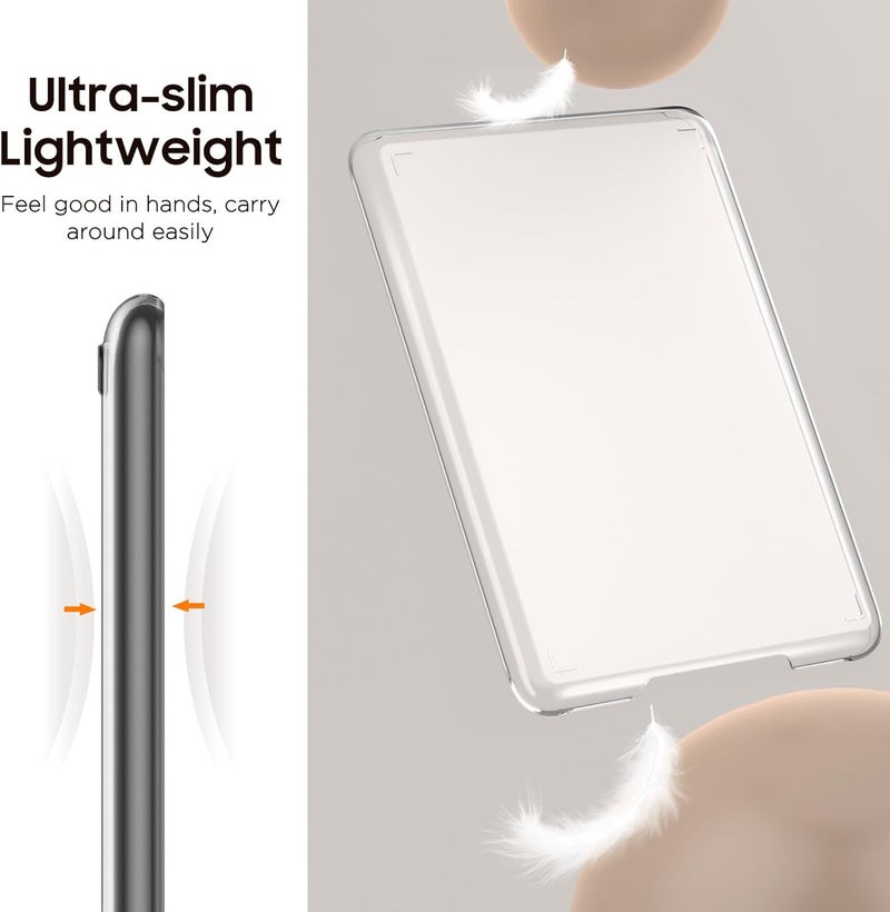 MoKo Case for All-New 7" Kindle Paperwhite (12th Generation-2024) and Kindle Colorsoft Signature Edition 2024, Ultra Thin Transparent Hard PC Skin Bumper Back Cover Shell, Clear - Image 5