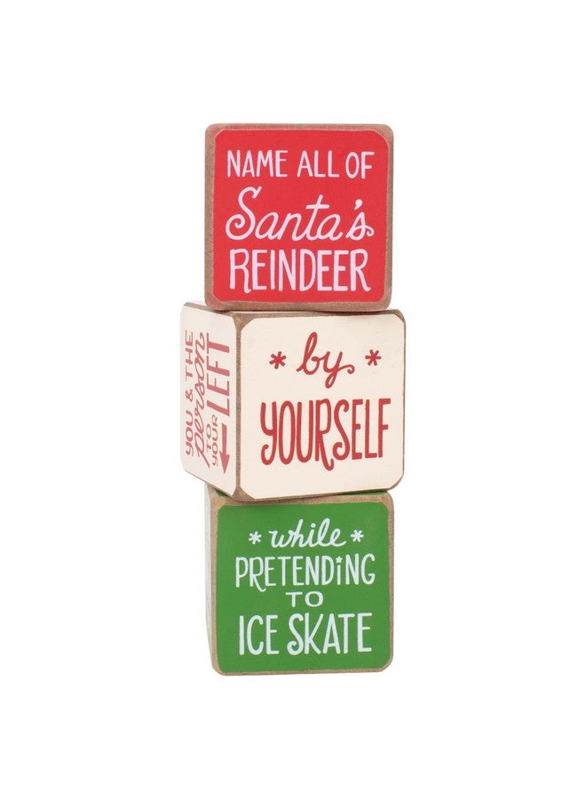 DEMDACO Party Starter Dice Amazing Colorful 2 x 2 MDF Wood Christmas Activity Game - Image 5