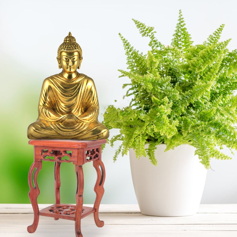 Household Craft Display Stand Chinese Style Vase Supporting Pedestal Home Decor - Image 3
