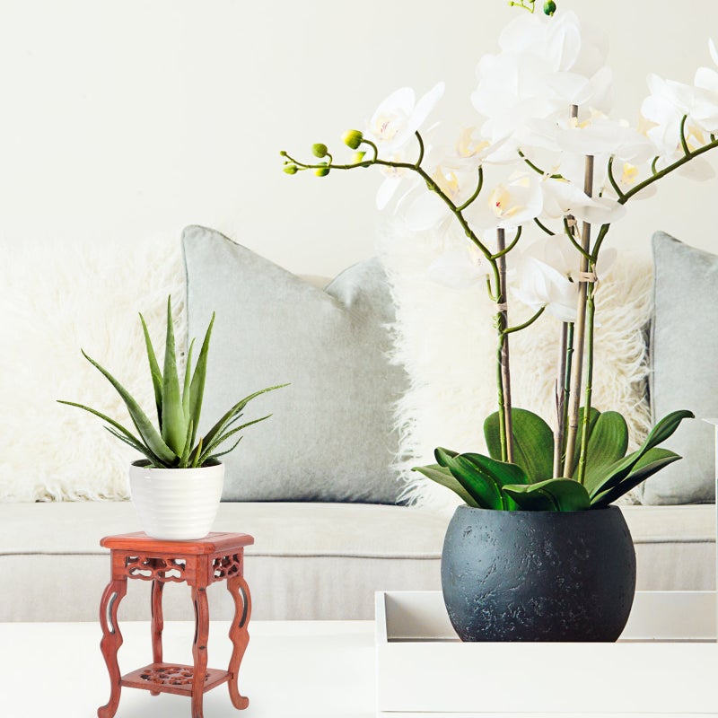 Household Craft Display Stand Chinese Style Vase Supporting Pedestal Home Decor - Image 1