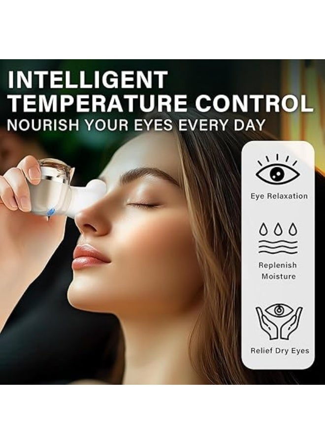 Eye Heated Nano Mist Sprayer Portable Warm Compress Eyes Mister for Eyelid,Eye Skin SPA Eye Steam Relief Dry Eyes and Stye Mini Eye Drops Tool - Image 3