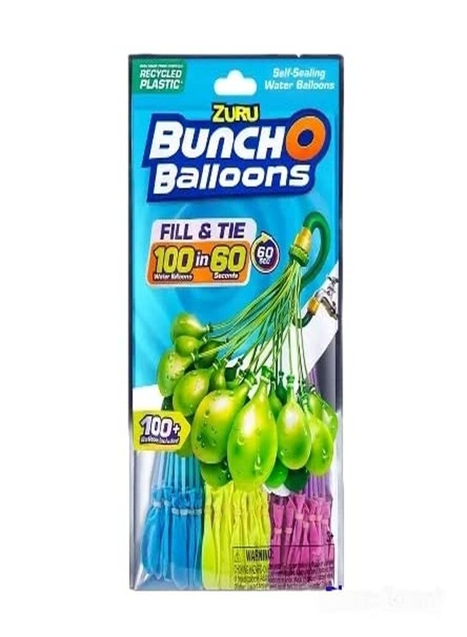 ZURU,Bunch O Balloons 3pk Rapid Filling Self Sealing Water Balloons by ZURU(Blue/Yellow/Purple) - Image 1
