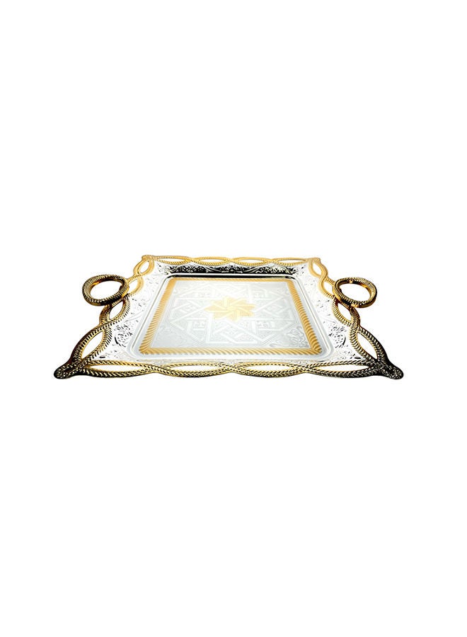 ZOLTEN Silverplated Medium Size Square Tray - Image 2