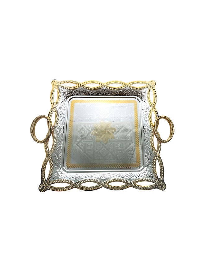 ZOLTEN Silverplated Medium Size Square Tray - Image 3
