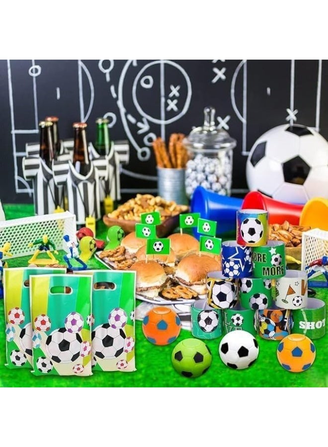 110pcs كرة القدم حزب المفضلات للأطفال- كرة القدم حزب عيد ميلاد الإمدادات إعادة الهدايا كرة القدم هدية عيد ميلاد كرة القدم موضوع ديكورات عيد ميلاد كرة القدم هدايا أكياس عيد ميلاد كيس Goodie ألعاب صغيرة - Image 5