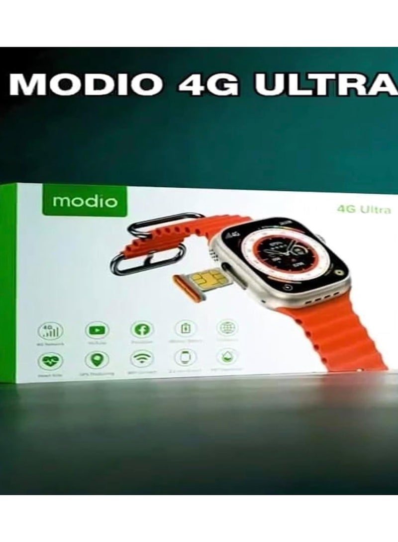Modio 4G Ultra Smart Watch 2.2 Inch HD Display Smart Watch, Cellular - Image 2