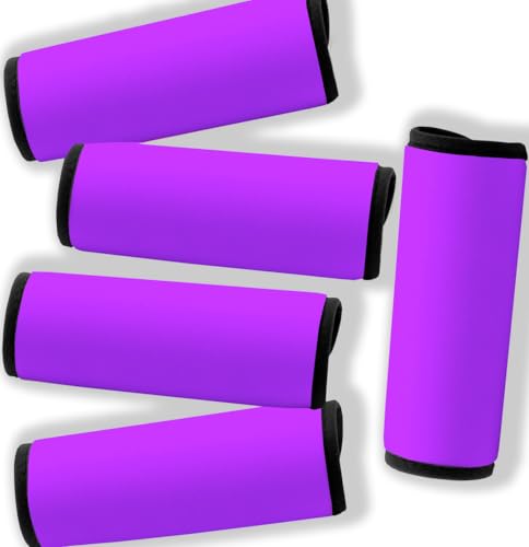 Gowraps Luggage Identifiers for Suitcases Unique-Luggage Tags 5 Pack Travel Luggage Handle Wrap/Cover Cruise Must Haves Travel Gifts for Travelers/Airplane - Image 1