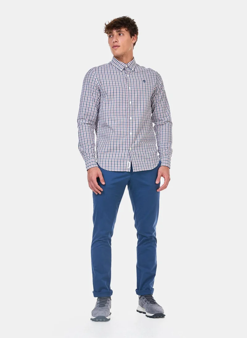 Timberland Men's Elevated Seersucker Gingham Shirt