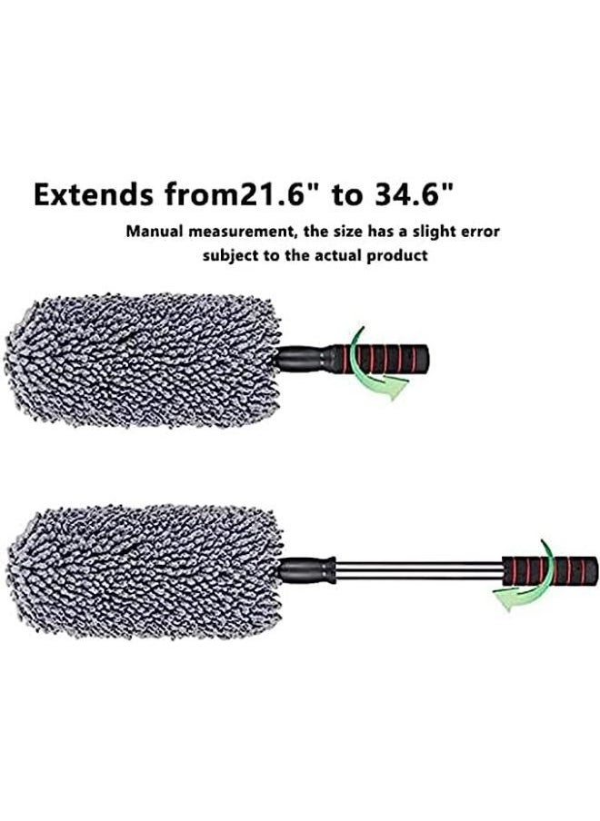 Generic - Super Soft Microfiber Car Duster Exterior with Extendable Handle, Car Brush Duster for Car Cleaning - Image 1