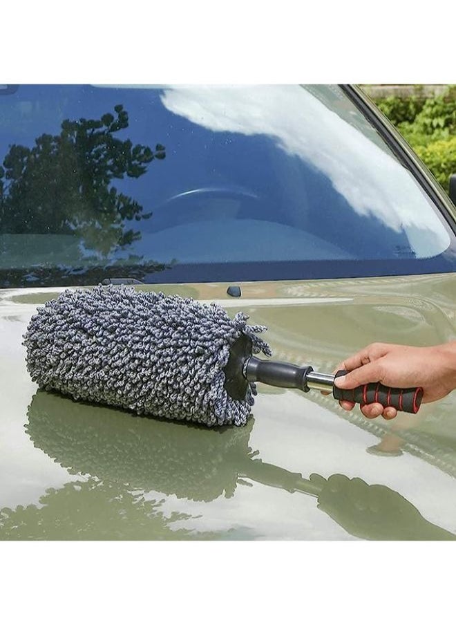 Generic - Super Soft Microfiber Car Duster Exterior with Extendable Handle, Car Brush Duster for Car Cleaning - Image 1