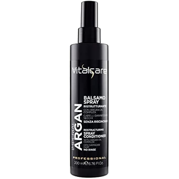 Vitalcare | IMPERIAL ARGAN - RESTRUCTURING CONDITIONER SPRAY FOR DRY AND DAMAGED HAIR, NO RINSE, WITH ARGAN OIL COMPLEX, SOFTER, BRIGHTER HAIR, 200 ML - Image 2