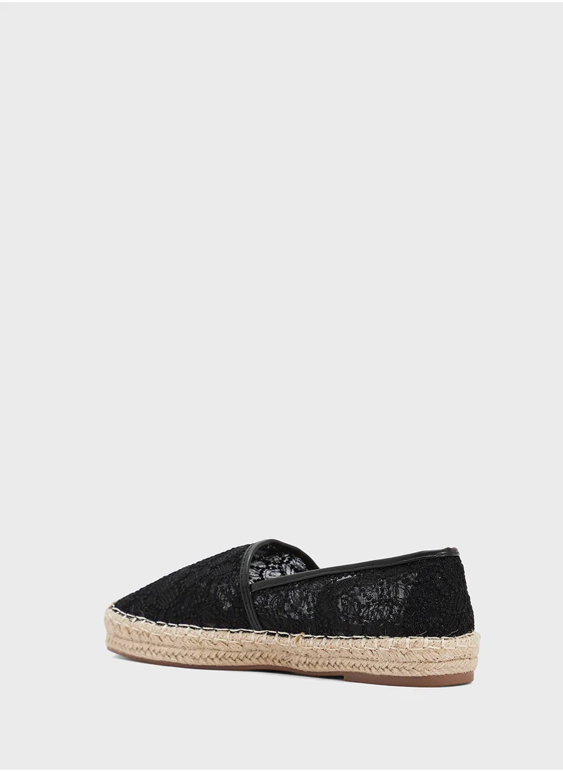 جينجر Lace Espadrille