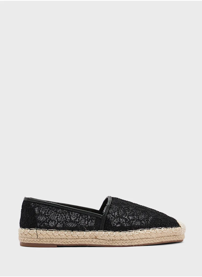 جينجر Lace Espadrille