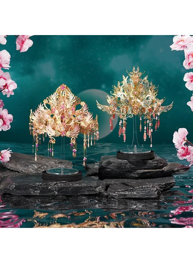 Lovely Flower Princess Crown 3D Metal Puzzle DIY Stainless Steel Model Kit Birthday Gift - Image 5