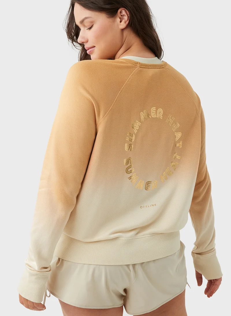 امريكان ايجل Spirit Terry Crew Neck Sweatshirt