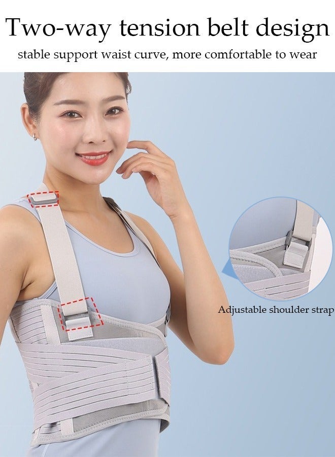 DUNISO Back Brace Posture Corrector, Adjustable Back Corrector and Lightweight, Back Posture Brace Lumbar Support Shoulder, Lower Upper Back, Full Back Supporter - Image 5