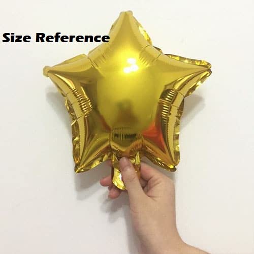 Krisah Pack of 30, 9 inch Foil Mini Star Balloons RED for Birthday, Wedding, Anniversary, Party Decoration (Red) - Image 4