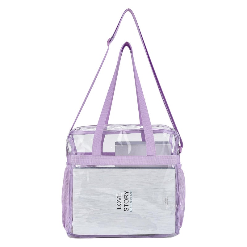 Oraben Clear Bag for Stadium Events 12x6x12 Clear Tote Bag for Women Transparent Lunch Bag for Work Sports Concert - Image 3