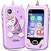 Lapare Kids Smart Phone for Girls Christmas Birthday Gifts for 310 Year Old Kids Toy Cell Phone 28 Touchscreen Toddler Learning Play Toy Phone with Dual Camera Game Music Player and More 32GB - Image 2