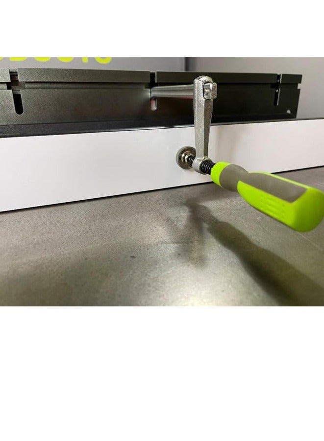 SYOSI 2Pack XT2 T-Track Clamps Hold Down Clamps for XT XTENDER Fences XT524 XT536 and XT546 Woodworking Track Clamp Use for T-Track Clamping and Woodworking Applications - Image 4