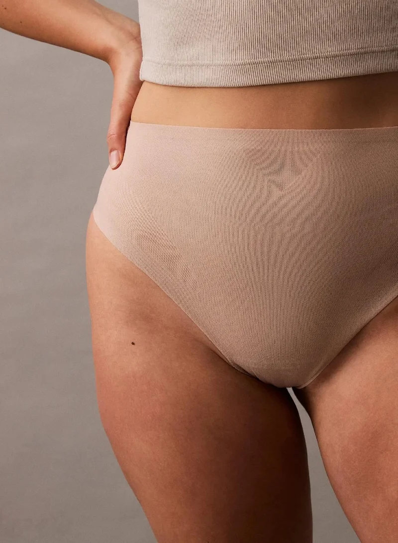 Calvin Klein Cedar Sculpted Shapewear Thong - Stay Put Mesh for Women | Best Price UAE