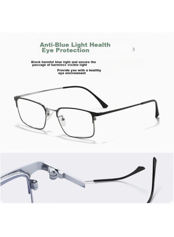 Lesca Lunetier Ultra-light Anti-blue Light Protective Eyewear For Men And Women With Presbyopia, Bifocal Progressive Multi-focal High-definition Reading Gl - Image 3