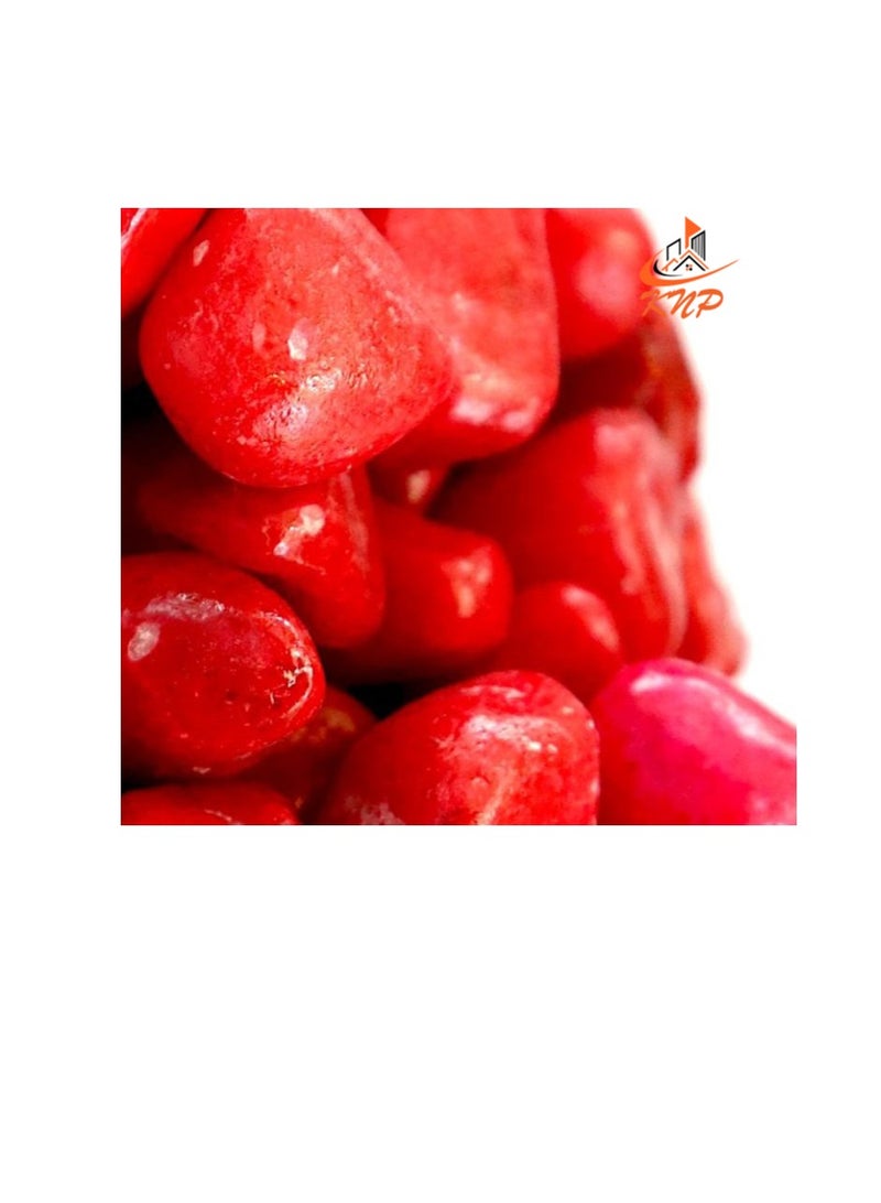 KNP Red Decorative Painted Pebbles Aquarium 10-15mm 5 kg - Image 2