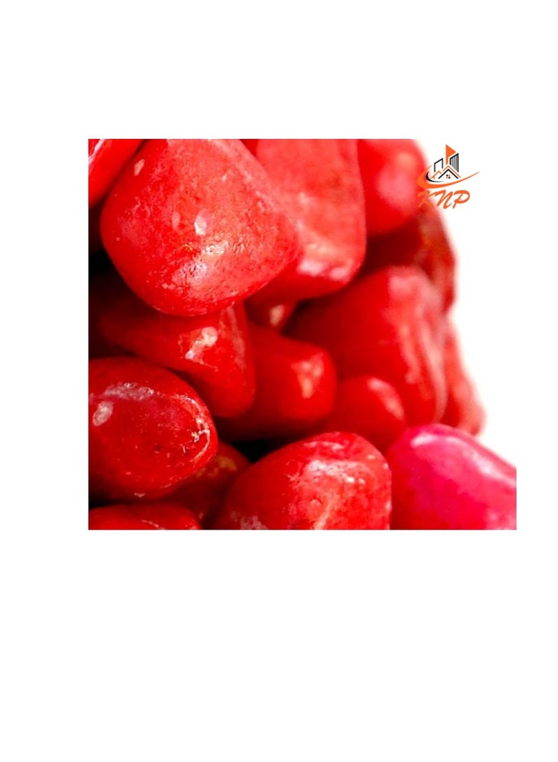 KNP Red Decorative Painted Pebbles Aquarium 10-15mm 5 kg - Image 3