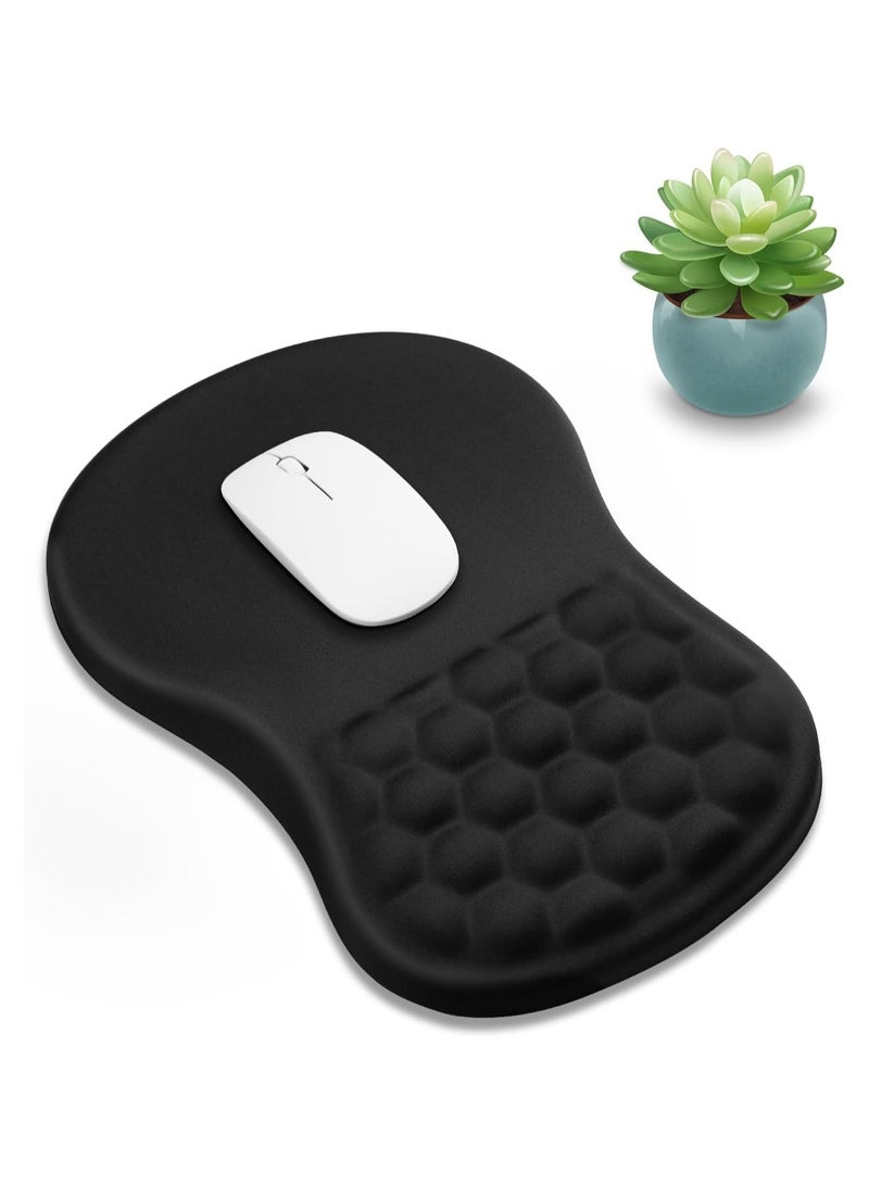 General Ergonomic mouse pad with massage design wrist support, pain relief mouse pad, wrist rest with memory foam and non-slip PU base  - Image 1
