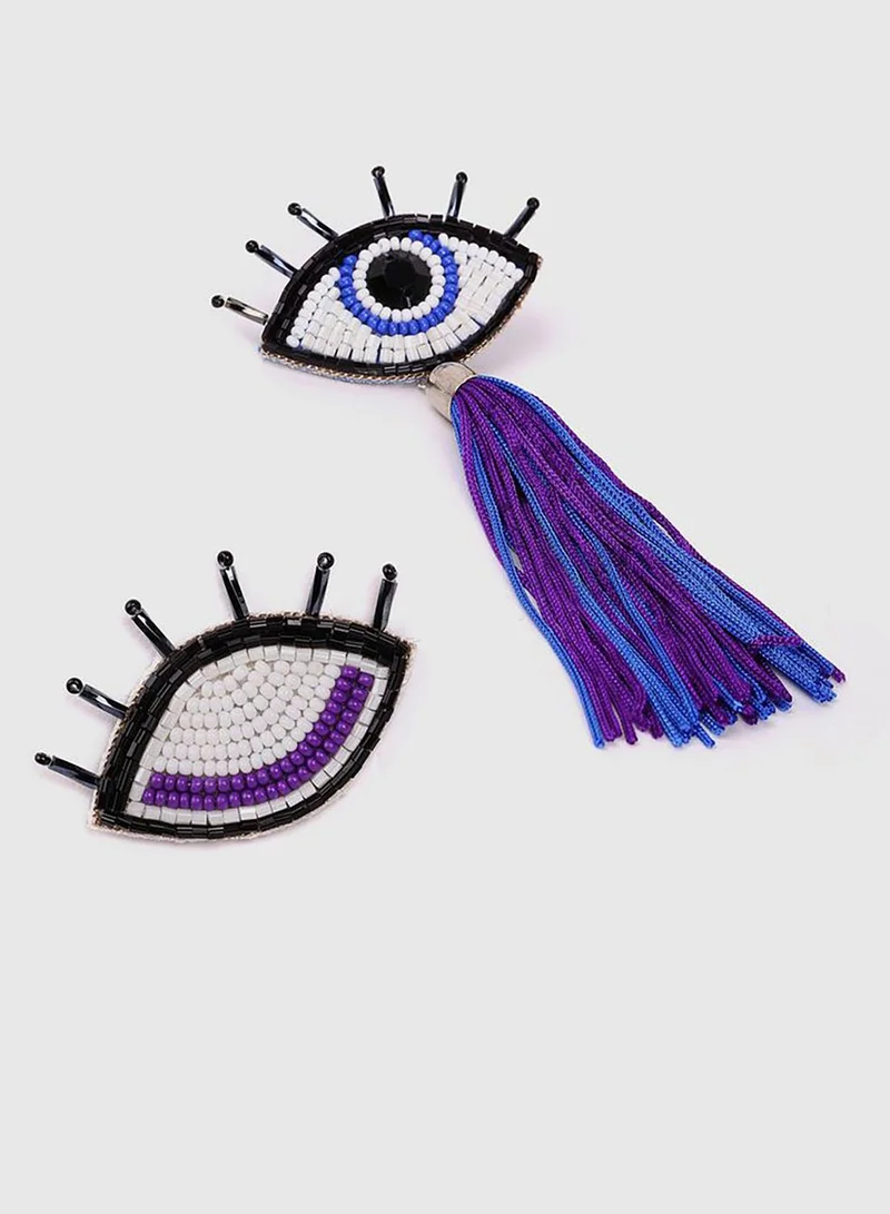 SOHI Quirky Handcrafted Boho Drop Earrings