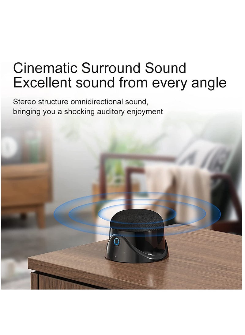 1 قطعة مكبر صوت بلوتوث محمول صغير مغناطيسي 5 واط صوت ستيريو جهير عميق 9 ساعات وقت تشغيل اقتران TWS مكبر صوت للاستخدام المنزلي والخارجي للسفر وعربات الجولف متوافق مع آيفون 12/13/14 - Image 5