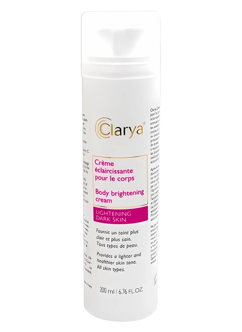 Clarya Body brightening Cream 200 ml - pzsku/Z6805BF57F18CF0790F55Z/45/_/1705932851/fef62b5c-6120-4a49-aa87-98094b0a973e