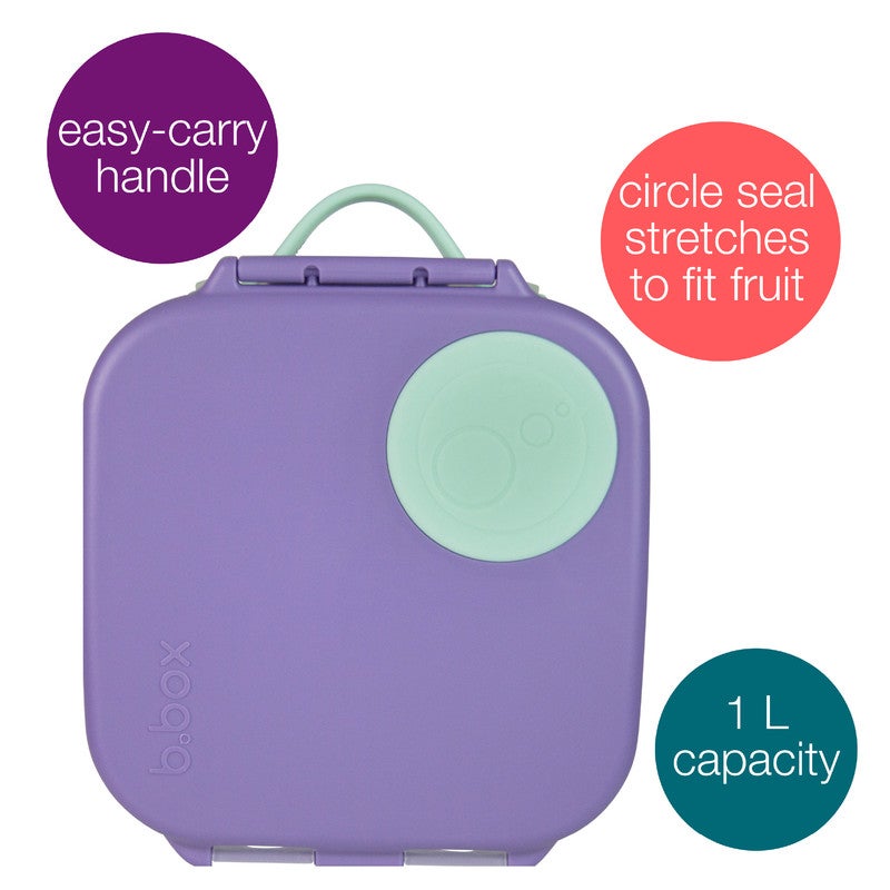 b.box Mini Lunchbox | Bento Box with 3 Compartments (2 Leakproof) | Ideal for Toddlers, Kids Lunch & Snacks | Fits Whole Piece of Fruit | BPA Free - Image 2