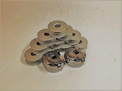 Towa 2 BOBBIN CASE(52237) & 10 ALUMINUM BOBBIN FOR JUKI INDUSTRIAL SEWING MACHINE - Image 5