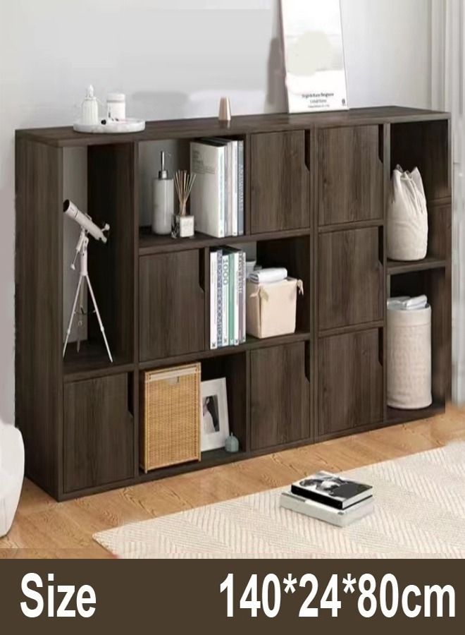 fashionhome Modern Design Books and Decoration Items Storage Floor Rack 140 x 24 x 80 cm  - Image 2