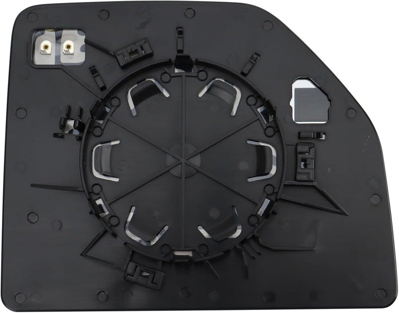 TRQ Left Upper Mirror Glass Heated Snap On Compatible with 2015-2020 Ford F-150 2017-2022 Ford F-250 Super Duty F-350 Super Duty FO1324136 - Image 5