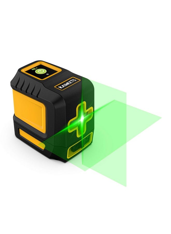 KAIWEETS KAIWEETS Laser Level, 98ft Green Self-Leveling Laser Line with Magnetic Base, with Adjustable Lightness Line Cross Laser Level for Picture Hanging EETS T03  - Image 1