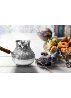 QUESERA Turkish coffee pot/Cezve/briki /Brass jazva/coffee warmer/Ramadan gift  - Image 2