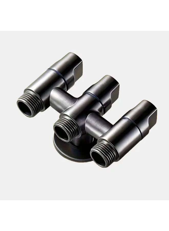 Wall Mounted Two Way Diverter Valve Silvery Type B Independent Handle Control - Image 5