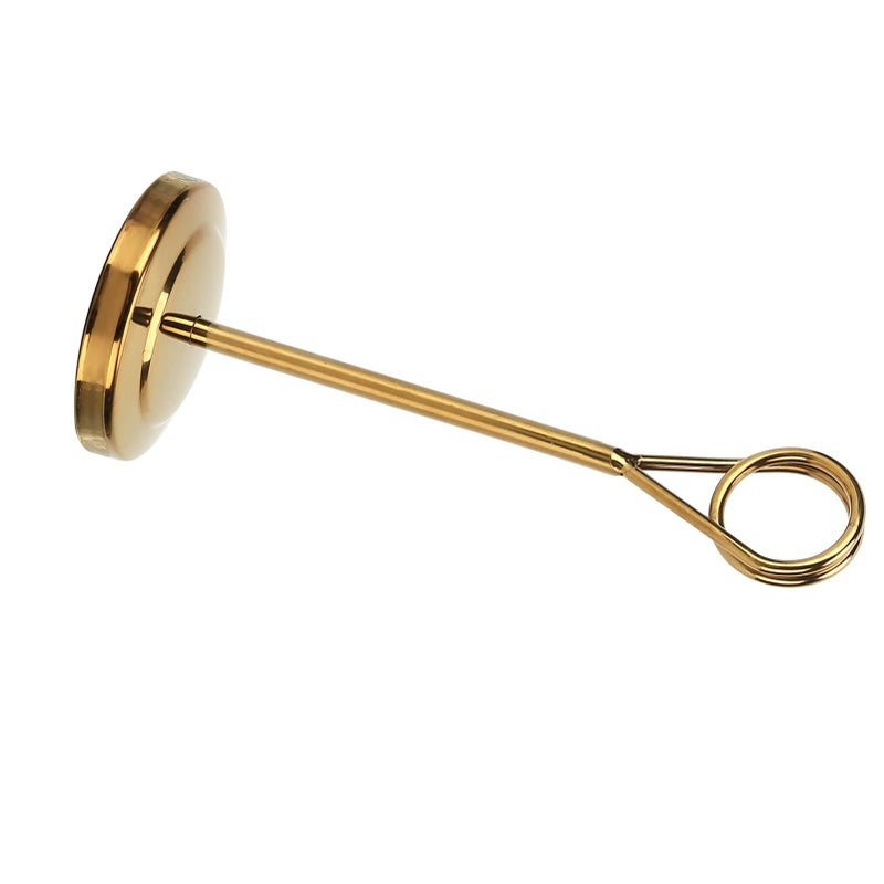 Gold Stainless Steel Table Number Holder 10.5cm Elegant Winding Ring Design Lightweight Picture Clamp For Restaurants Hotels Home Use - Image 5