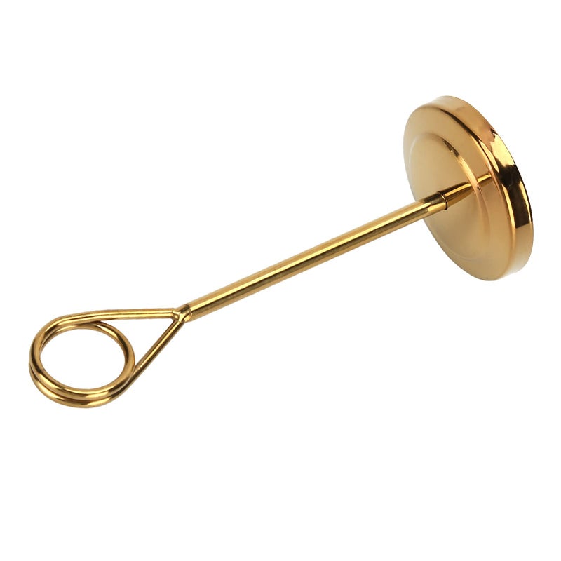 Gold Stainless Steel Table Number Holder 10.5cm Elegant Winding Ring Design Lightweight Picture Clamp For Restaurants Hotels Home Use - Image 2