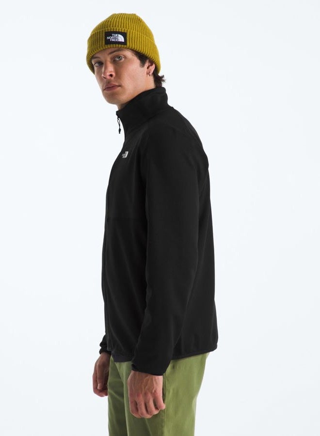 THE NORTH FACE Men's TNF Performance Fleece Full Zip Jacket - Lightweight Pullover, Pockets & Stretch Fabric at Cuffs & Hem, TNF Black, X-Large - Image 2