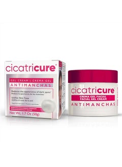 CICATRICURE Cicatricure Face Moisturizer, Antimanchas Brightening Moisturizing Gel Cream, Reduces Dark Spots, Patches and Boosts Skin Glow + Natural Radiance, 1.7 Ounces  - Image 1