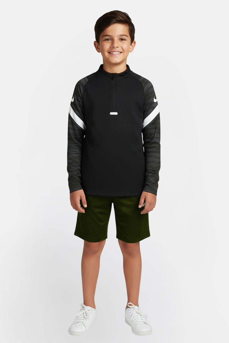 Nike Kids Boy Brand Logo  Long Sleeve Training Top, Multicolor - Image 1