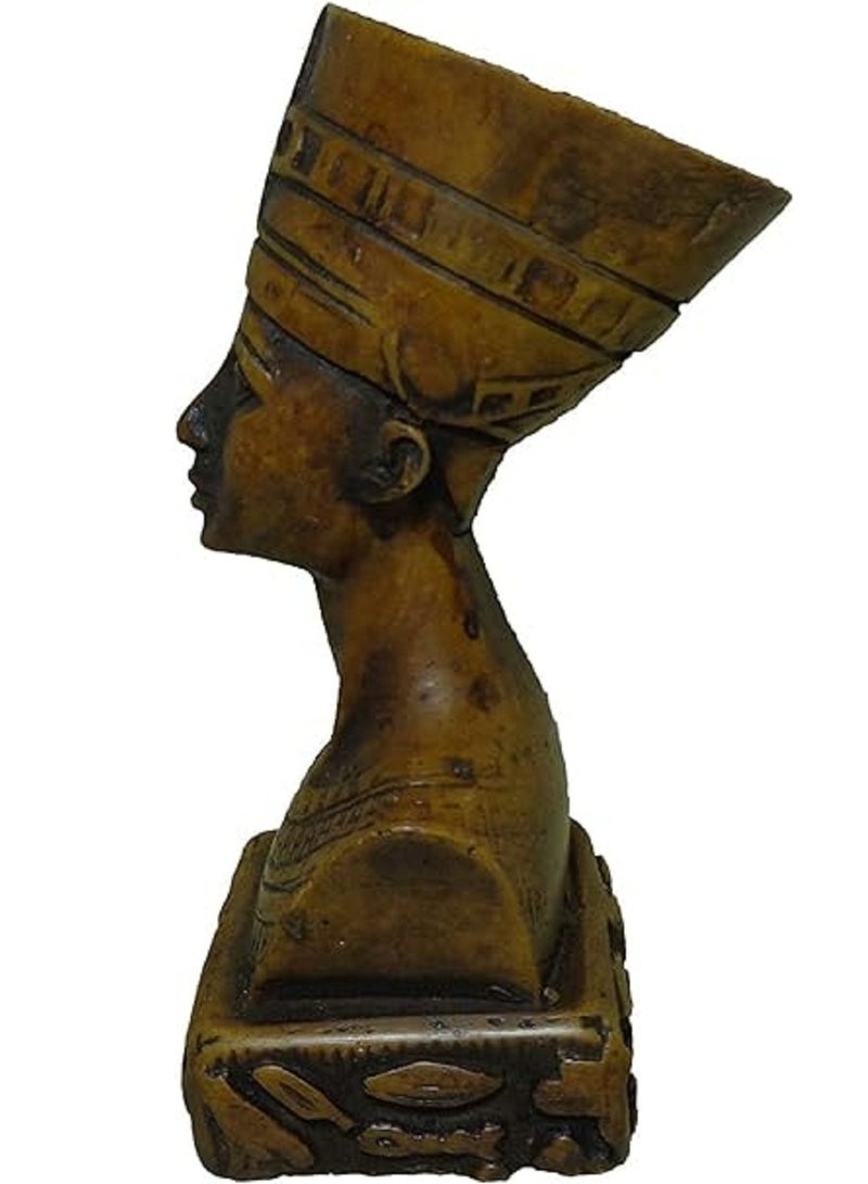 Generic 4.5" Queen Nefertiti Pharaoh Pharaohs Figurine 3D Statue Ancient Sculpture Collectible Mythology Miniature Figure - Image 3