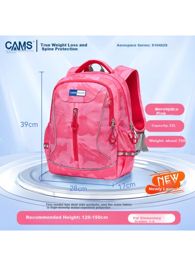 Cams 2.0 Cloud-sensing Suspended Weight Reduction Backpack For Grades 1-3 Male And Female Students, Large Capacity, Lightweight Spine Protection S10402s - Image 4